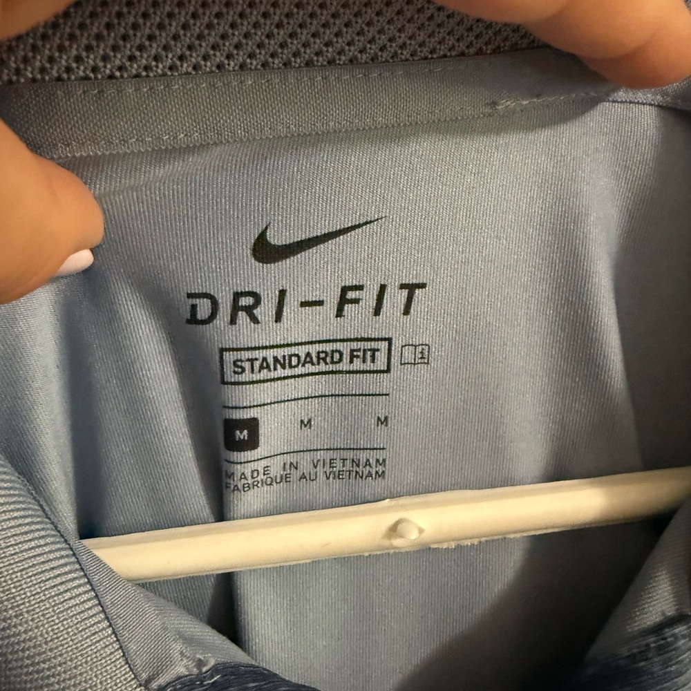 Nike Blue and Yellow Polo Shirt Performance Design - Picture 2 of 3